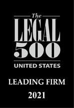 Legal 500 United States Leading Firm 2021